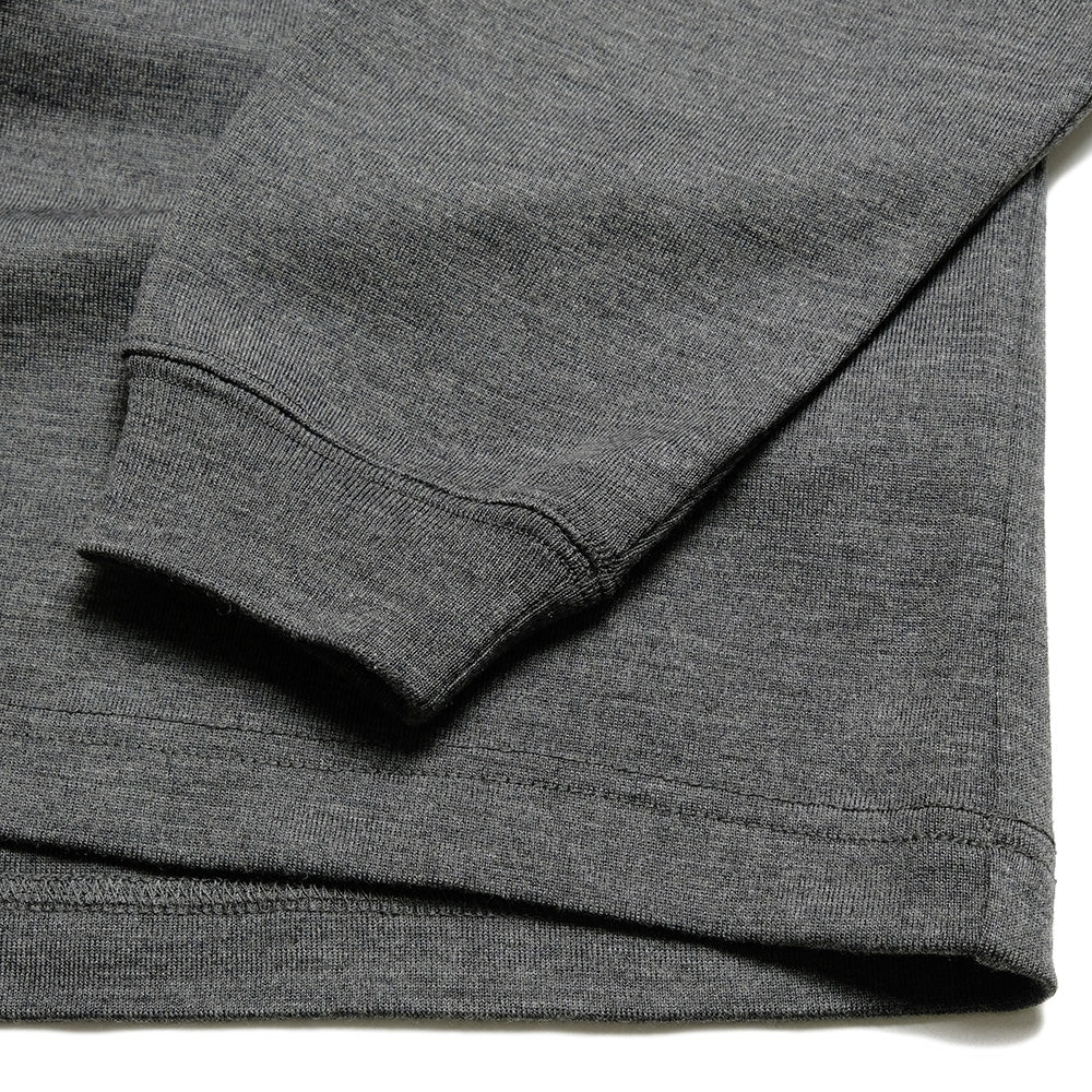 THE DAY - MERINO WOOL MOCK NECK LONG SLEEVE SHIRT - D25MS-0202