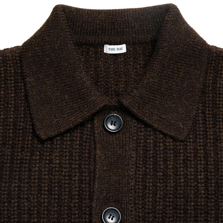 THE DAY - BABY ALPACA KNIT JACKET - D25MS-03001