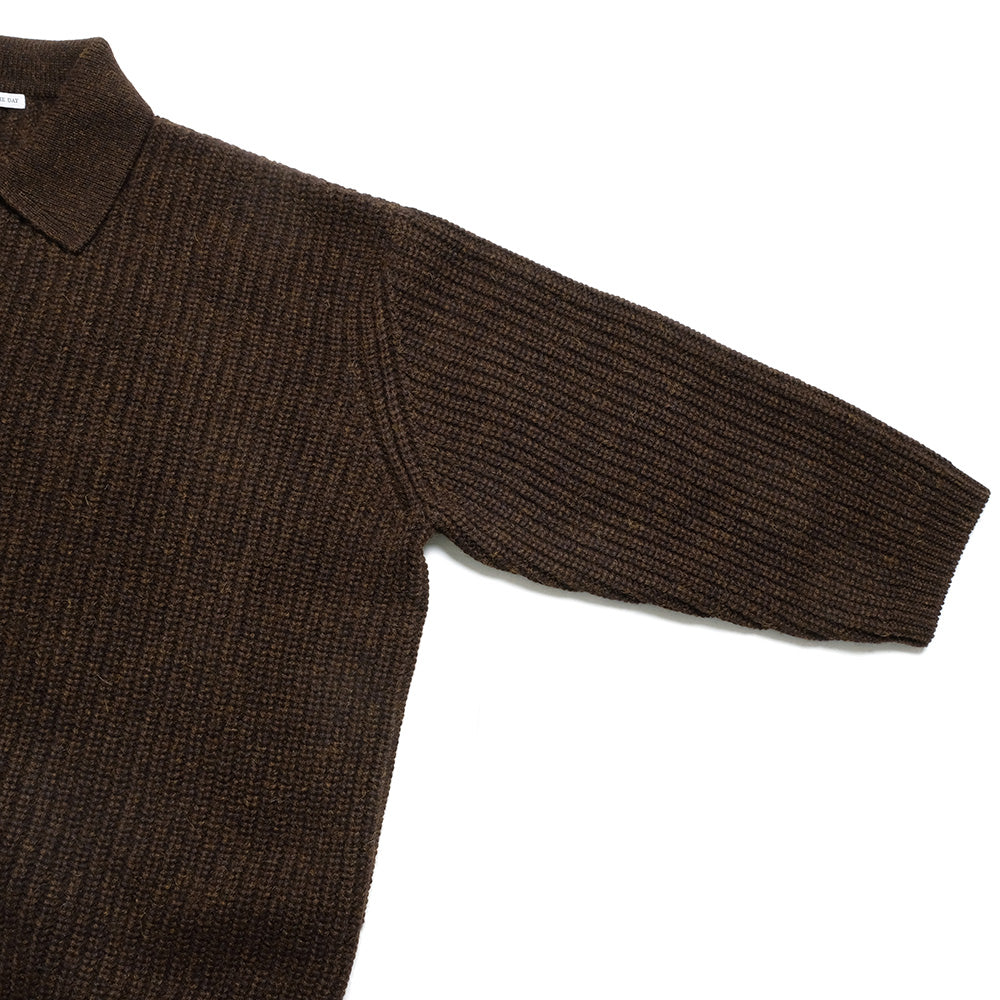 THE DAY - BABY ALPACA KNIT JACKET - D25MS-03001
