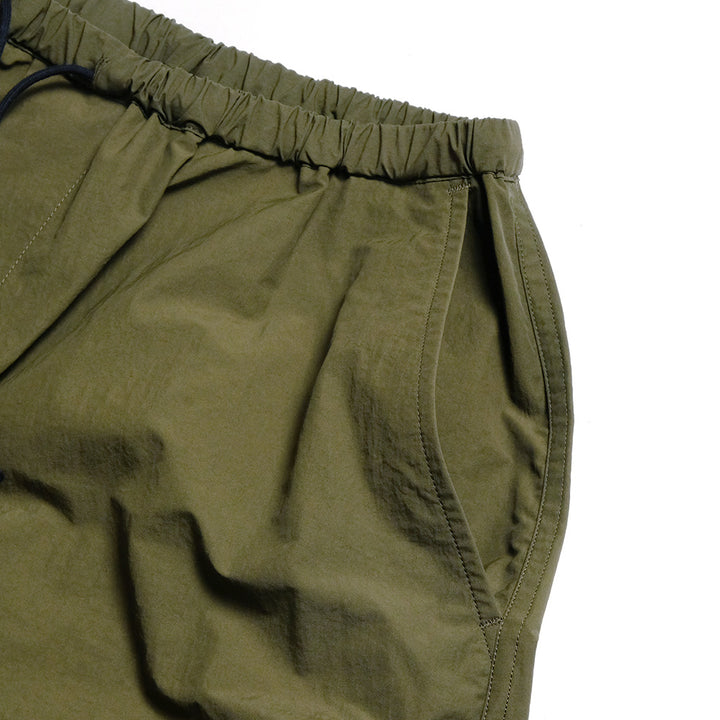THE DAY - WINDS-DAY COTTON NYLON KNEE TUCK PANTS - D25SS-04003