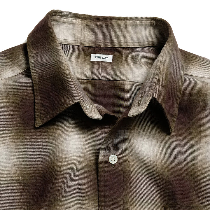 THE DAY - OMBRE PLAID SHIRT - D26SS-01010