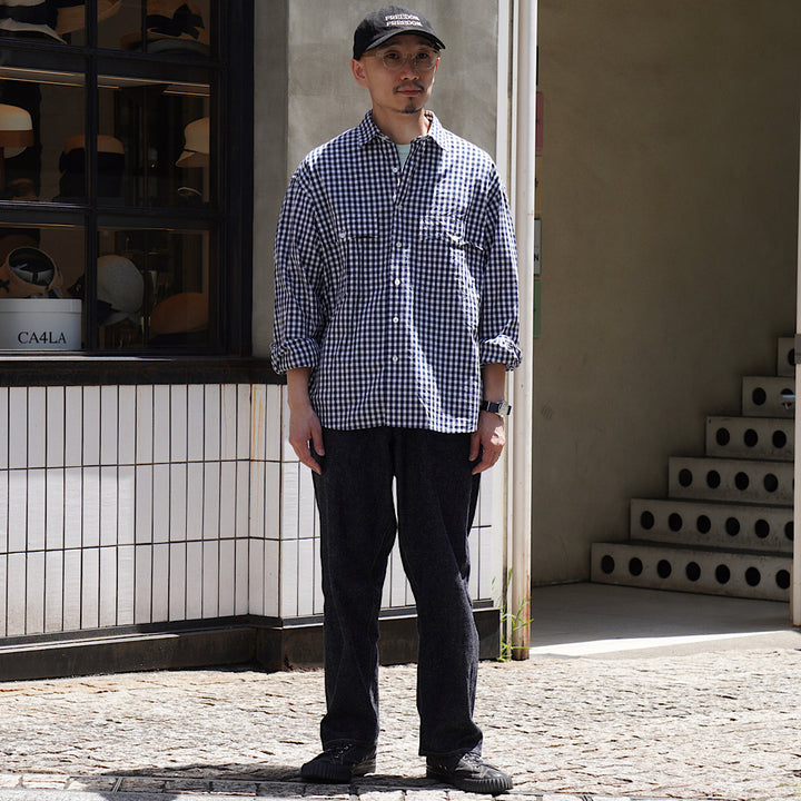 Porter Classic - ROLL UP GINGHAM CHECK SHIRT - PC-016-3355