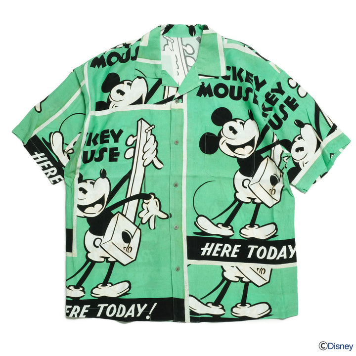 Porter Classic - DISNEY VC/PC ALOHA COLLECTION - ALOHA SHIRT - MICKEY & GUITAR - DP-024-3965