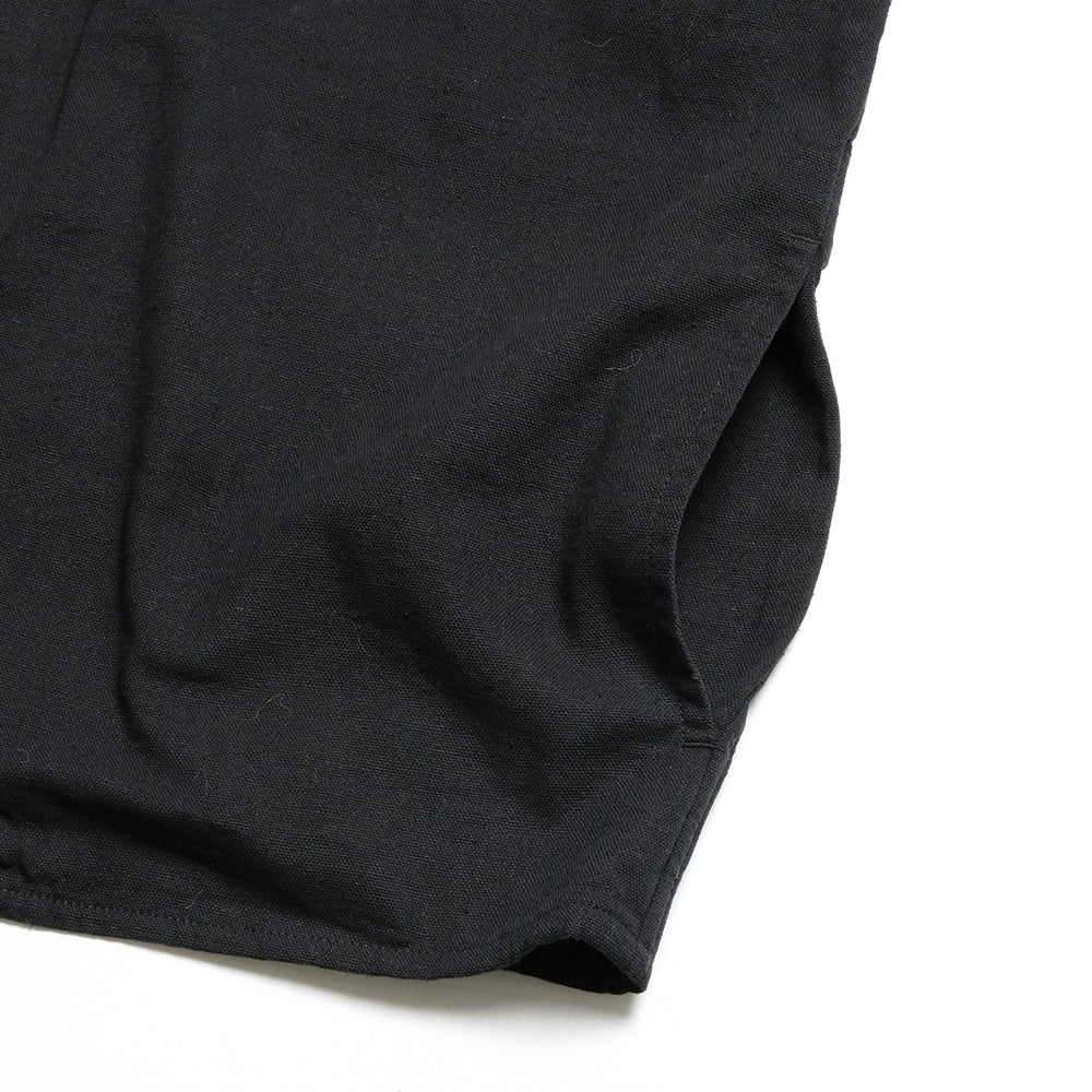 GOLD - COTTON × SILK NEP DUCK WORK VEST - GL15677