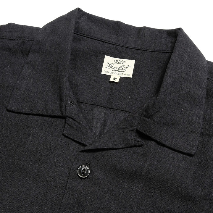 GOLD - VAT DYE CHAMBRAY OPEN SHIRT - GL39438