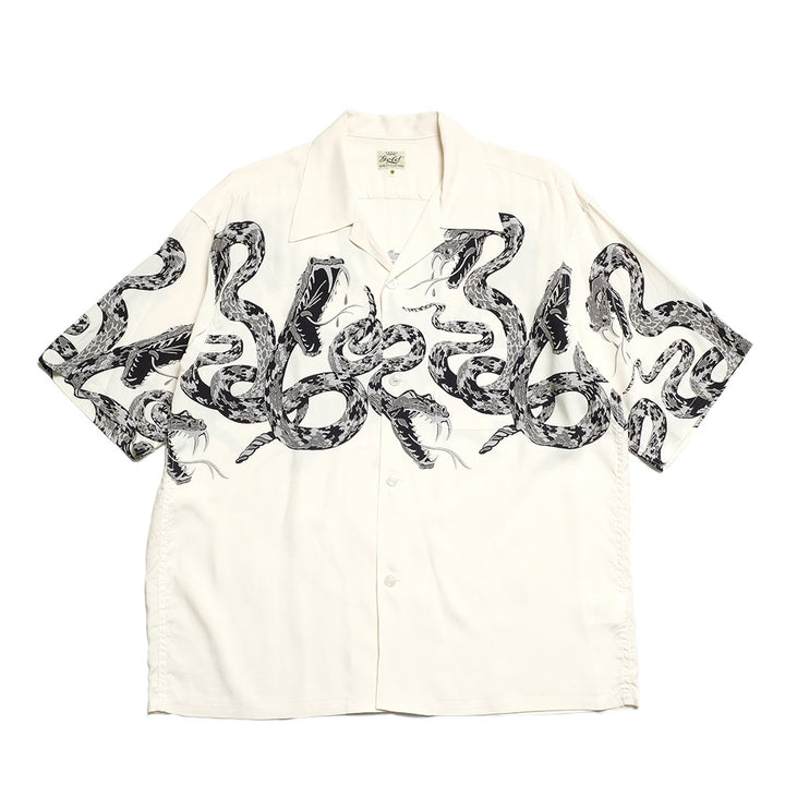 GOLD - MONOTONE RATTLE SNAKE” OPEN SHIRT - GL39440