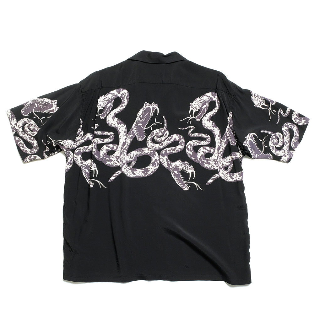 GOLD - MONOTONE RATTLE SNAKE” OPEN SHIRT - GL39440