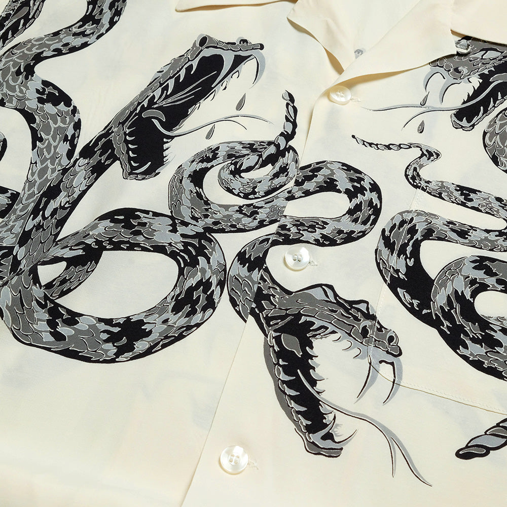 GOLD - MONOTONE RATTLE SNAKE” OPEN SHIRT - GL39440
