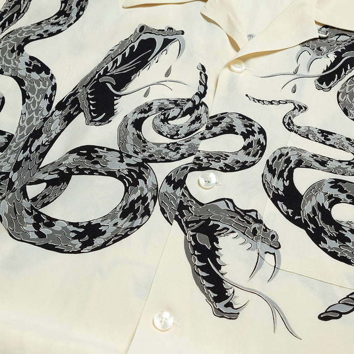 GOLD - MONOTONE RATTLE SNAKE” OPEN SHIRT - GL39440