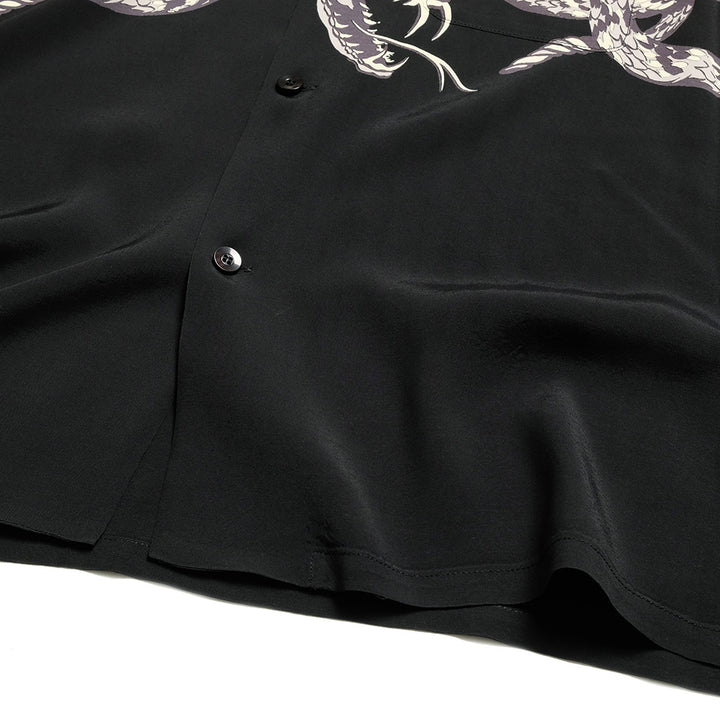 GOLD - MONOTONE RATTLE SNAKE” OPEN SHIRT - GL39440