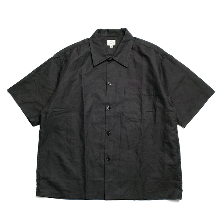 GOLD - COTTON × RAMIE BROAD OPEN SHIRT - GL39539