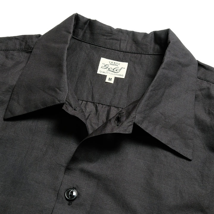 GOLD - COTTON × RAMIE BROAD OPEN SHIRT - GL39539
