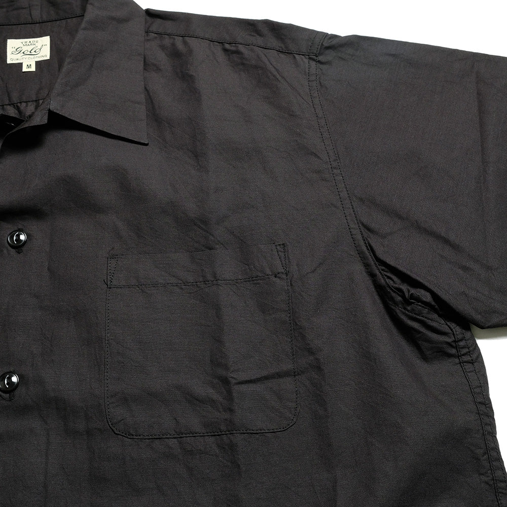 GOLD - COTTON × RAMIE BROAD OPEN SHIRT - GL39539