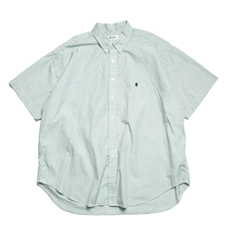 Gymphlex - B.D. Stripe Short Sleeve Shirt - GY-B0248PSE - Green