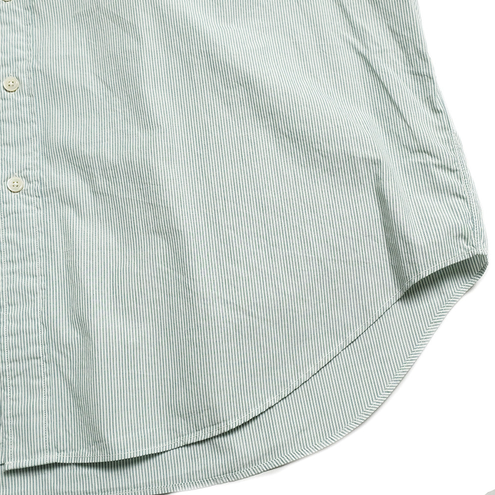 Gymphlex - B.D. Stripe Short Sleeve Shirt - GY-B0248PSE - Green
