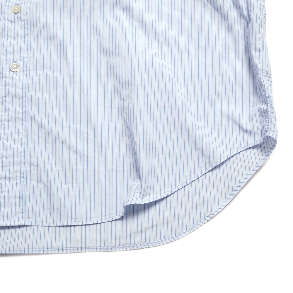 Gymphlex - B.D. Stripe Short Sleeve Shirt - GY-B0248PSE - Sax