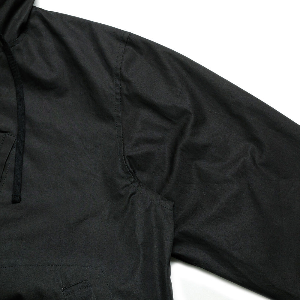 BRENA - Hood Coach Jacket - High Count Vintage Ox Black - HOOD-F25