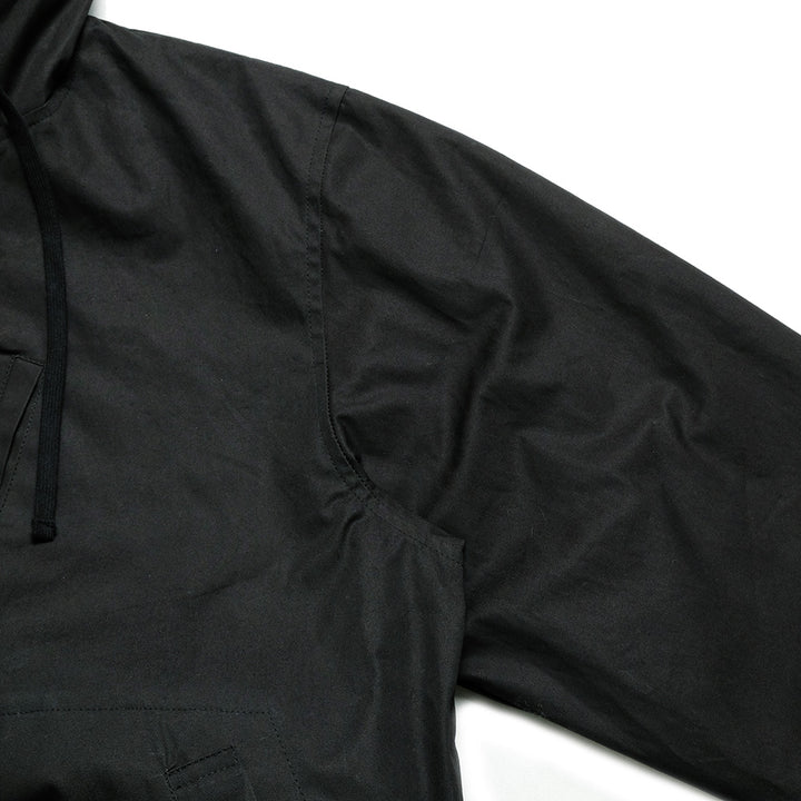 BRENA - Hood Coach Jacket - High Count Vintage Ox Black - HOOD-F25