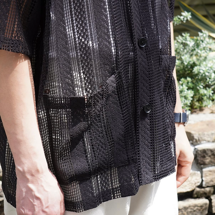 SOUTH2 WEST8 - Cabana Shirt - Poly Lace - QV602