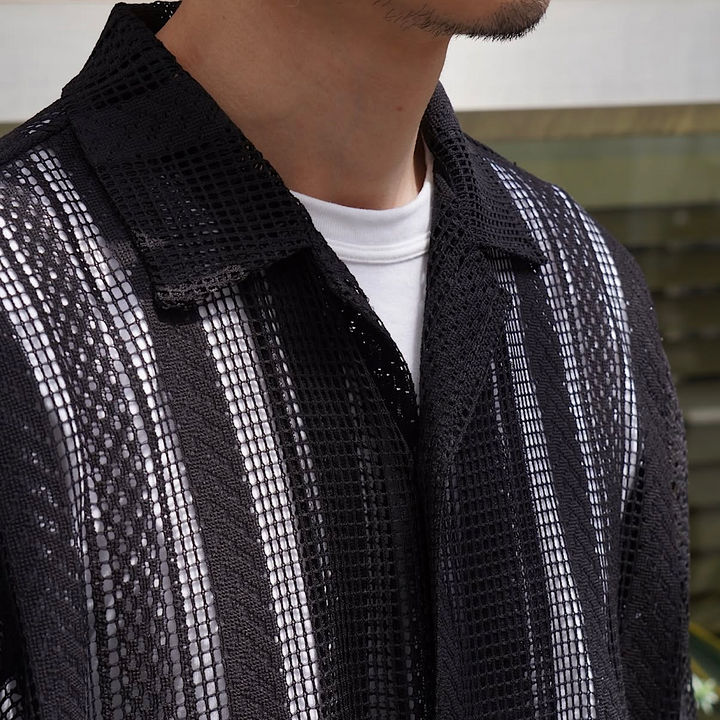 SOUTH2 WEST8 - Cabana Shirt - Poly Lace - QV602