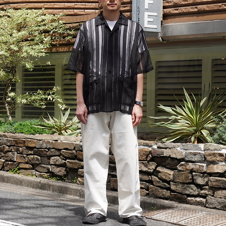 SOUTH2 WEST8 - Cabana Shirt - Poly Lace - QV602