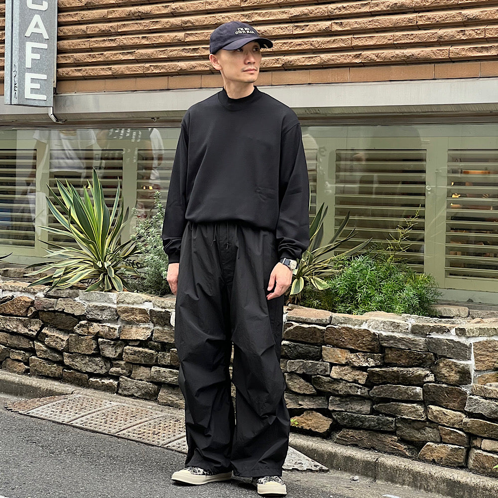 THE DAY - MERINO WOOL MOCK NECK LONG SLEEVE SHIRT - D25MS-0202