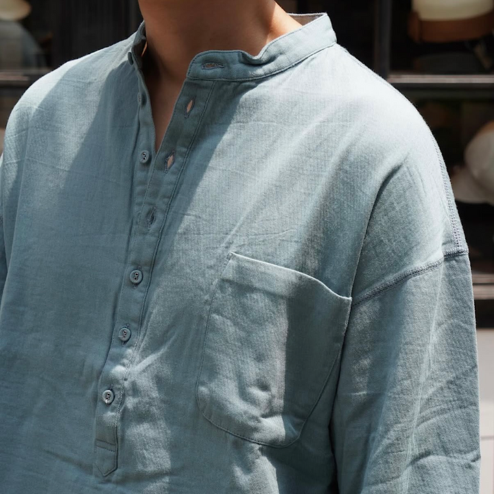 EEL Products - Charcoal Henley - E-25469