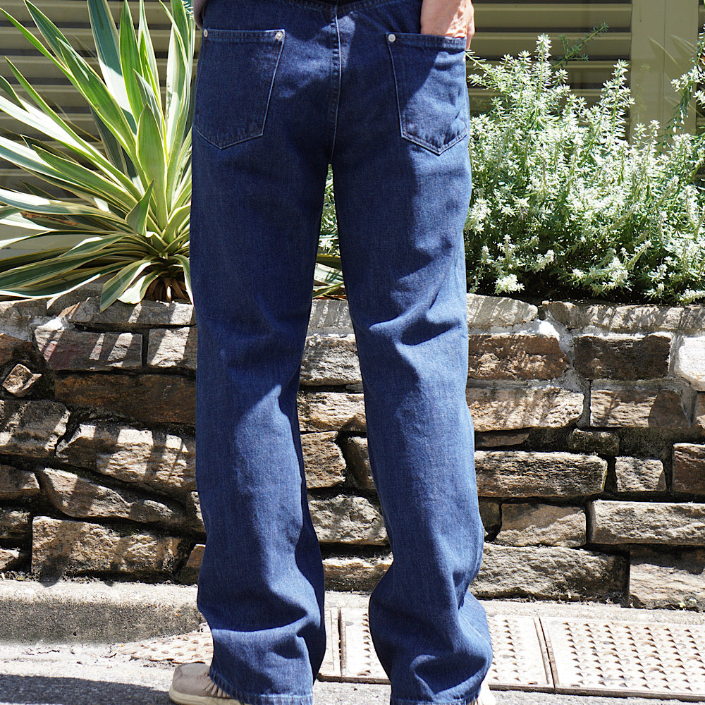 POST O'ALLS - 546 Flare R2 - 12oz. Denim Indigo Deep Wash - 3325-12DI