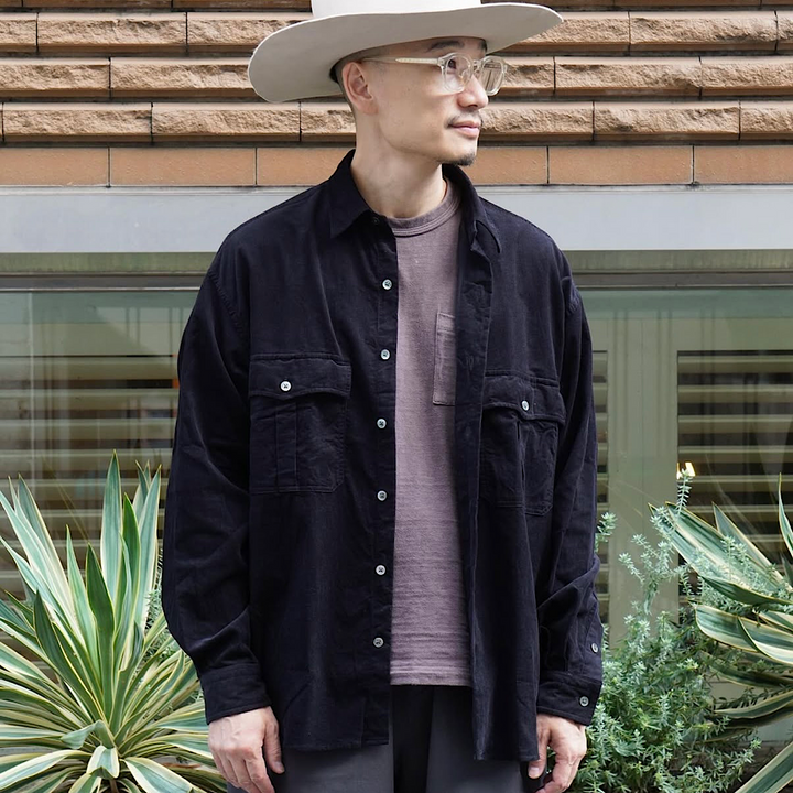 Porter Classic - ROLL UP ORGANIC CORDUROY SHIRT - PC-016-3685