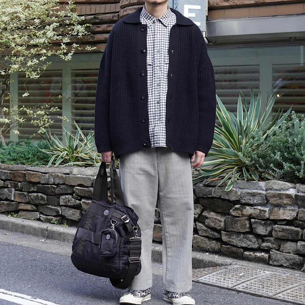 Porter Classic - ROLL UP FLANNEL GINGHAM CHECK SHIRT - PC-016-3684