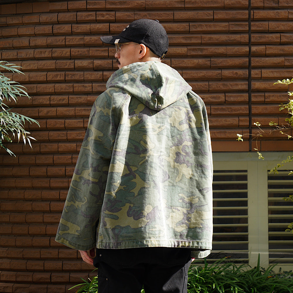 Needles - Reversible Hooded Coat - Camo Twill - SX143
