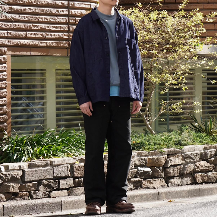 POST O'ALLS  - USMC 1930s Utility Jacket - 8oz. denim dark indigo - 3114R-8DI