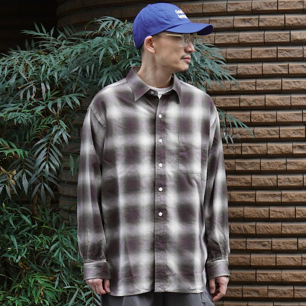 THE DAY - OMBRE PLAID SHIRT - D26SS-01010