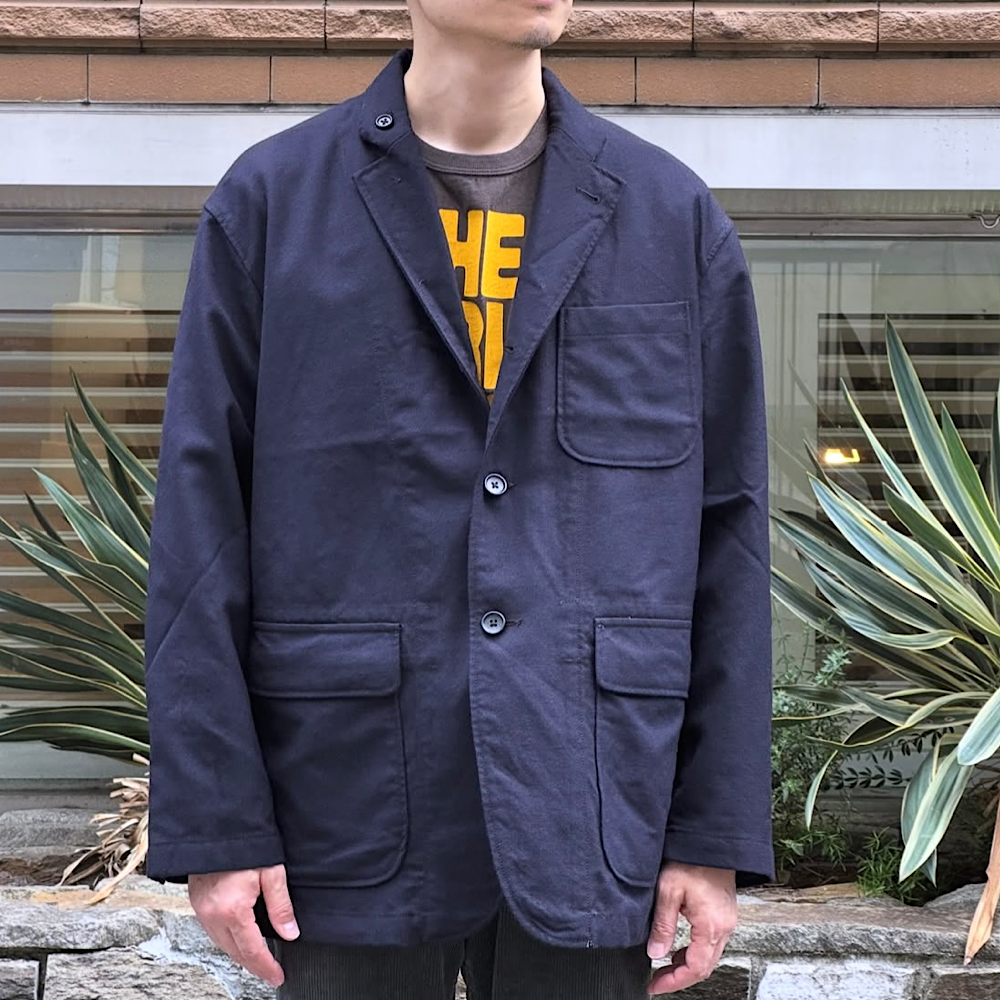 Engineered Garments - Loiter Jacket - Wool Uniform Serge - TX185