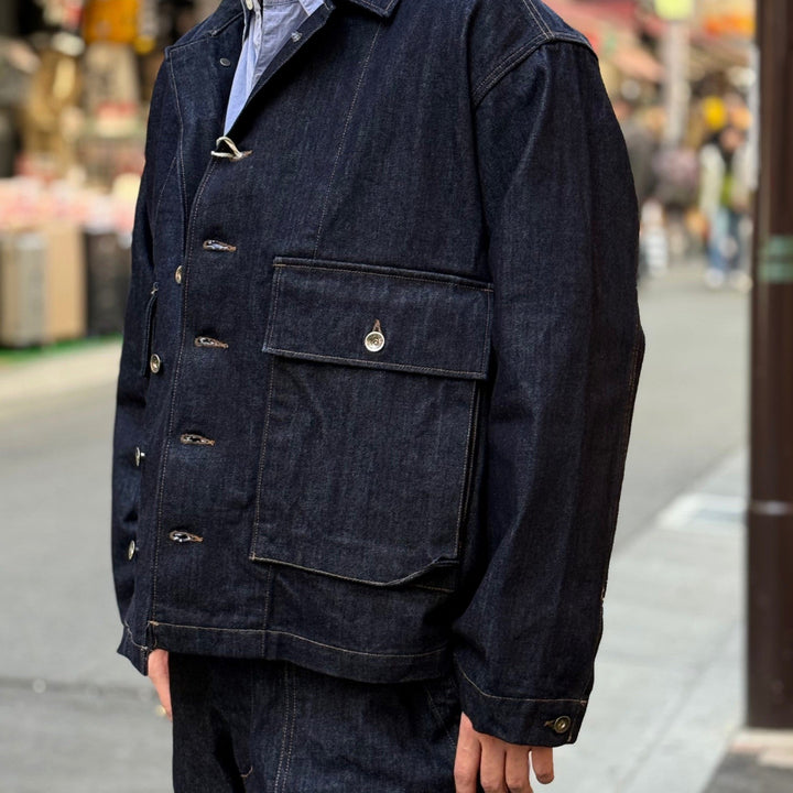 Engineered Garments WORKADAY - Sea Bees Jacket - 12oz Cone Denim - RW943