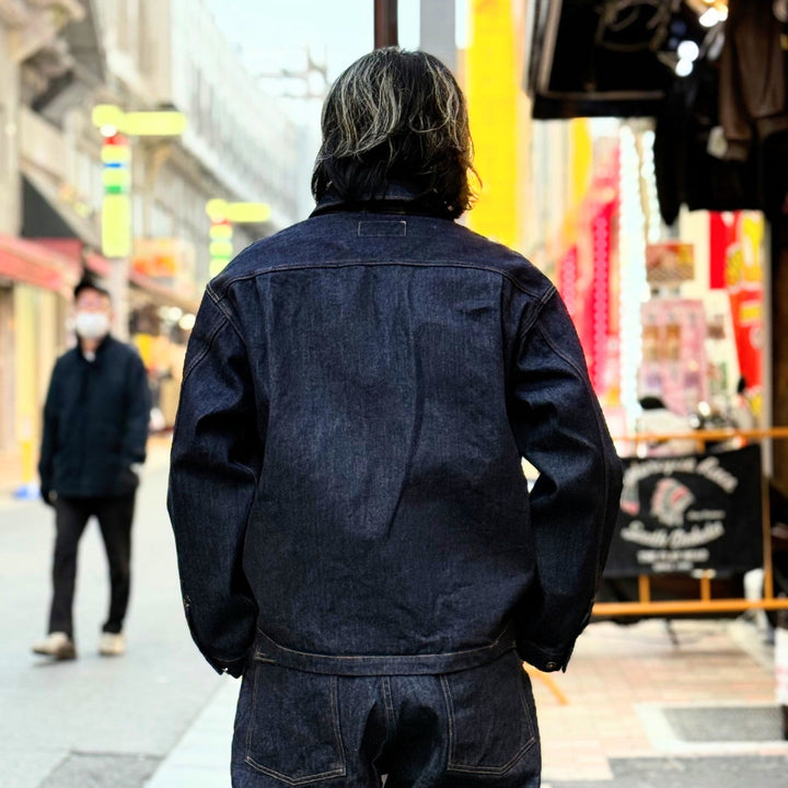 Engineered Garments WORKADAY - Sea Bees Jacket - 12oz Cone Denim - RW943