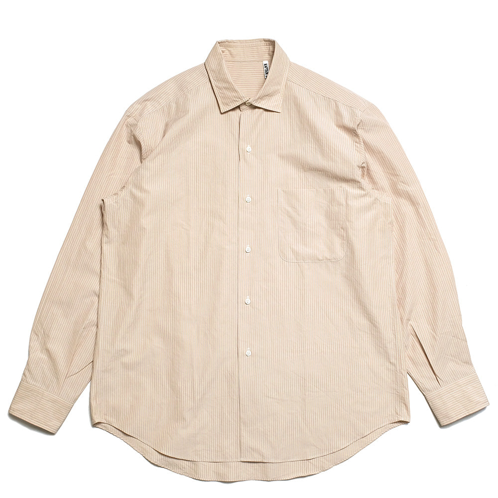 KAPTAIN SUNSHINE Cotton Semi Spread Collar Shirt KS23FSH10