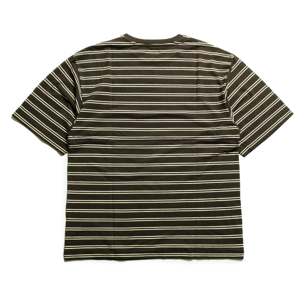 KAPTAIN SUNSHINE - Hard Twisted Stripe Jersey Half-sleeve T-shirt - KS26SCS08