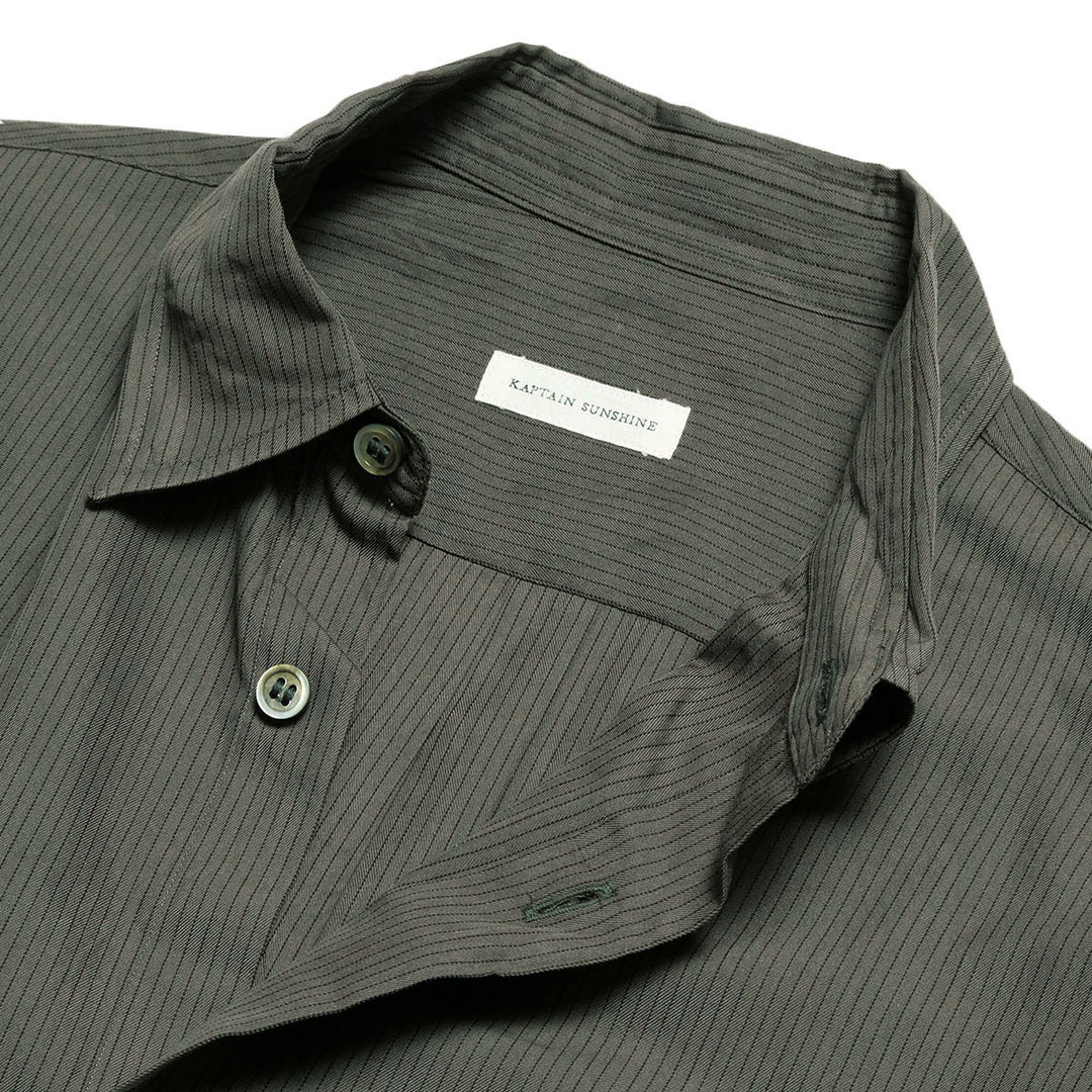 KAPTAIN SUNSHINE - Plain SS Shirt STRIPE - KS26SSH11