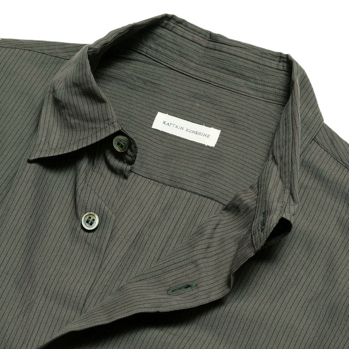 KAPTAIN SUNSHINE - Plain SS Shirt STRIPE - KS26SSH11