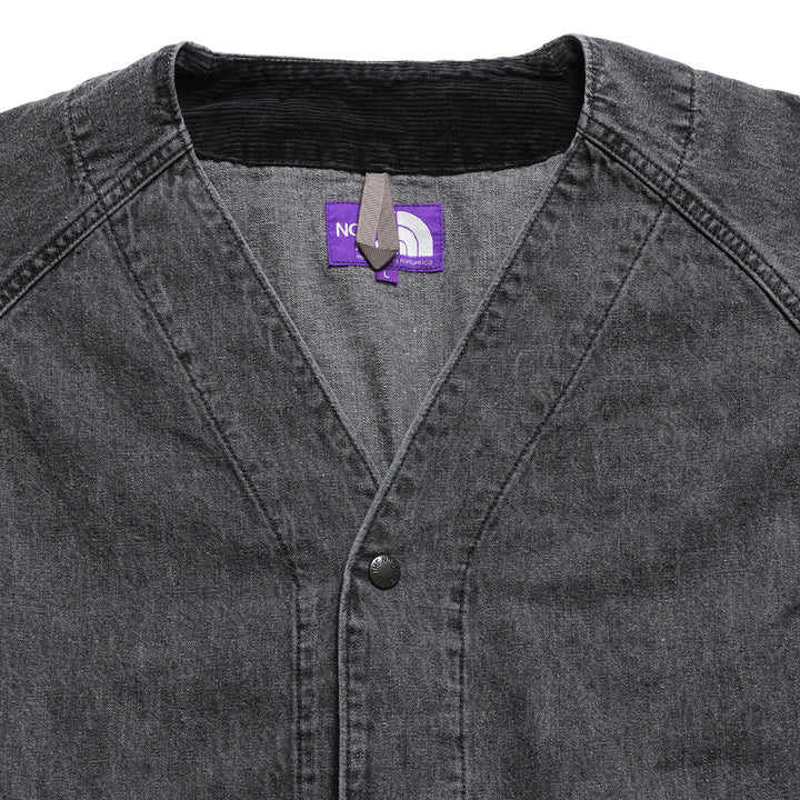 THE NORTH FACE PURPLE LABEL - Linen Cotton Denim Field Cardigan - N26FA028-H
