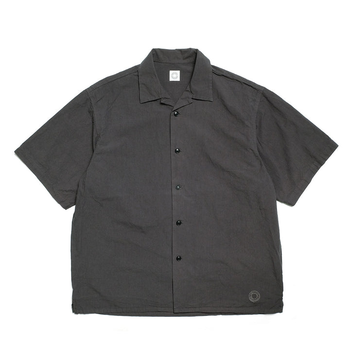 ORCIVAL - Garment Dye Poplin Open Collar S/S Shirt - OR-B0363GDP
