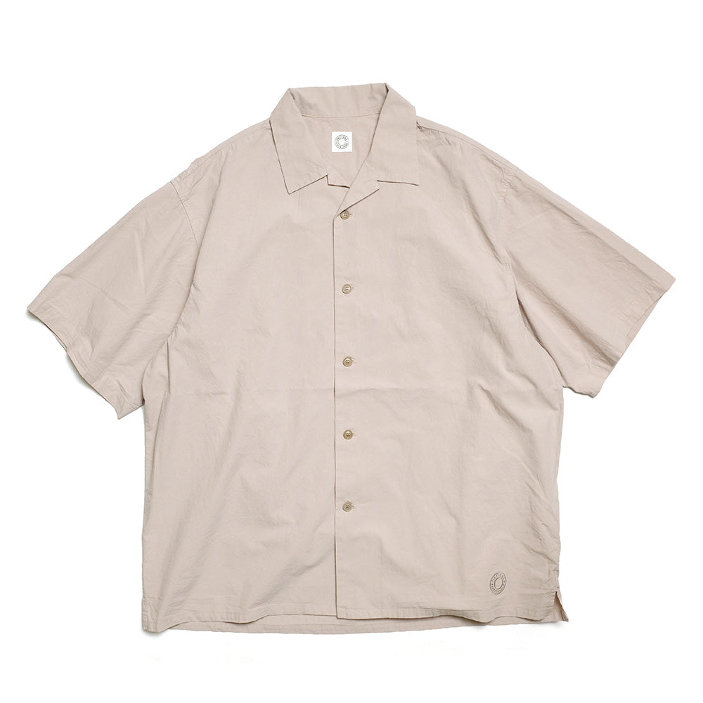 ORCIVAL - Garment Dye Poplin Open Collar S/S Shirt - OR-B0363GDP