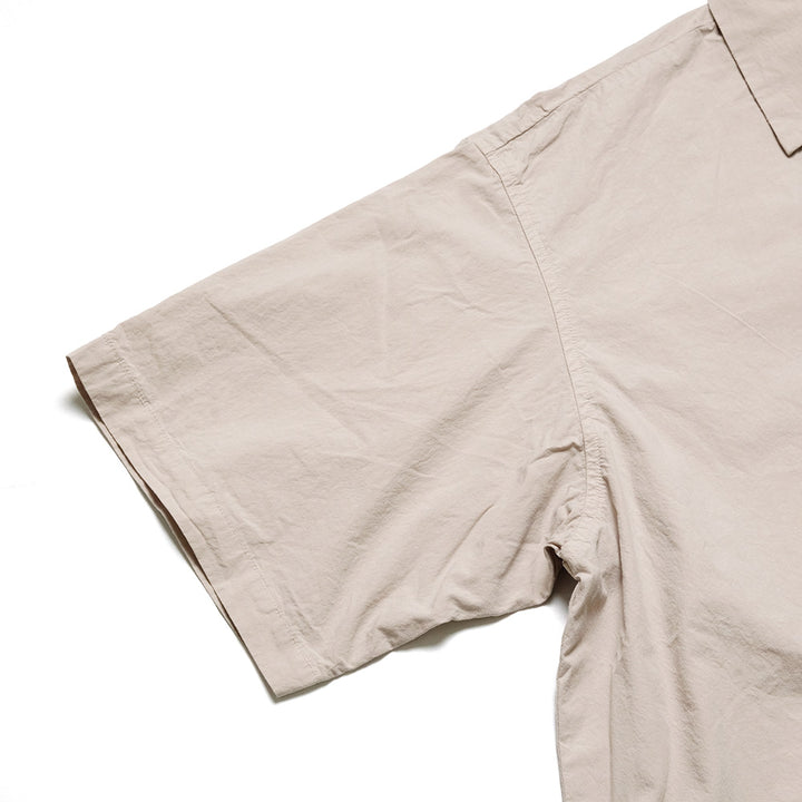 ORCIVAL - Garment Dye Poplin Open Collar S/S Shirt - OR-B0363GDP