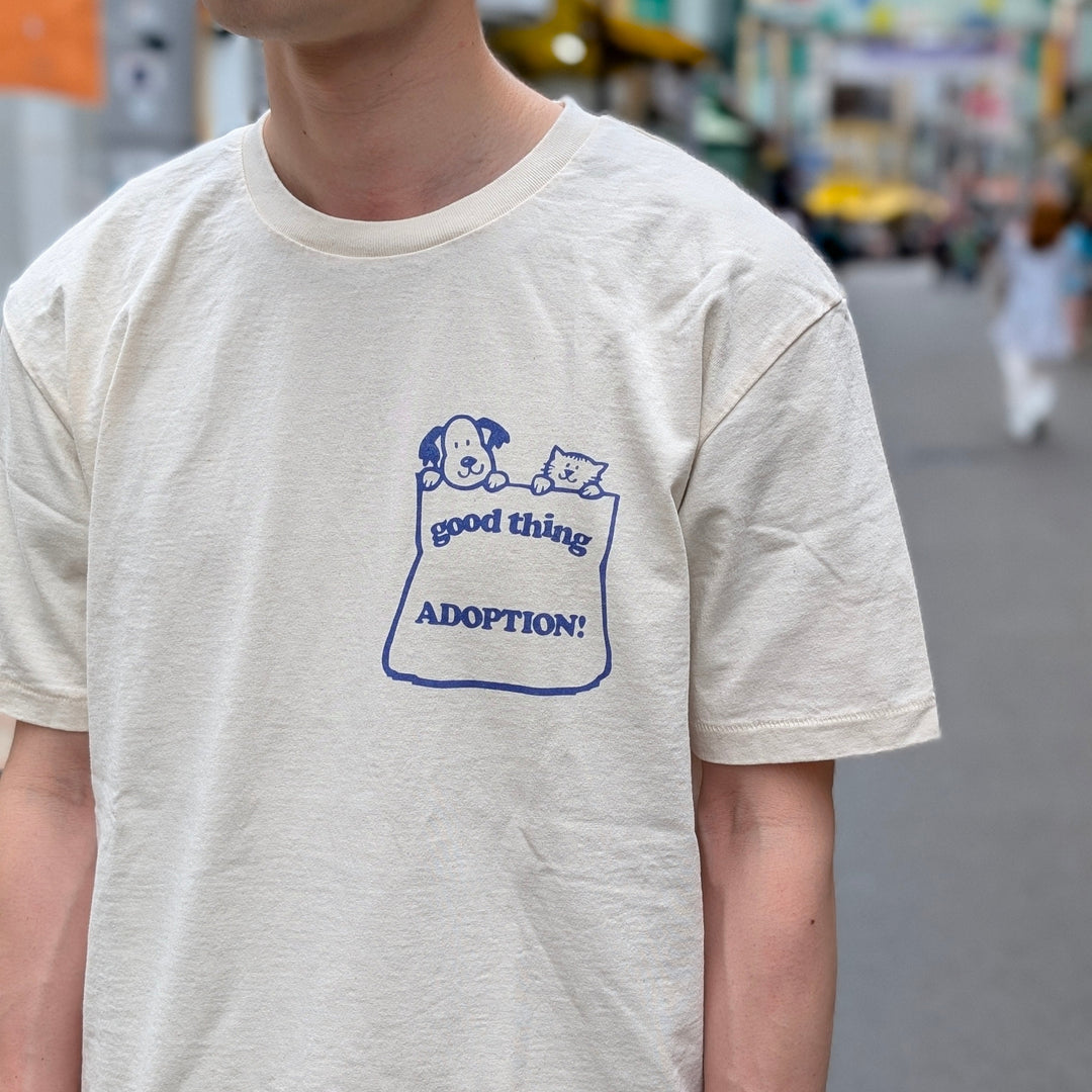 Mixta - CREW NECK PRINT T-shirt - GOOD THING - MXT1010004