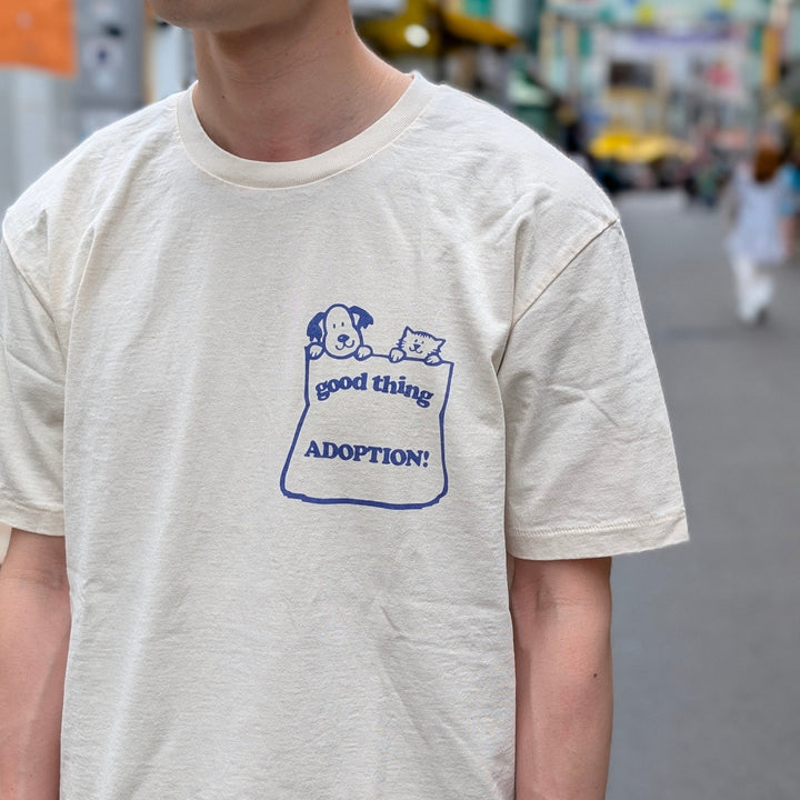 Mixta - CREW NECK PRINT T-shirt - GOOD THING - MXT1010004