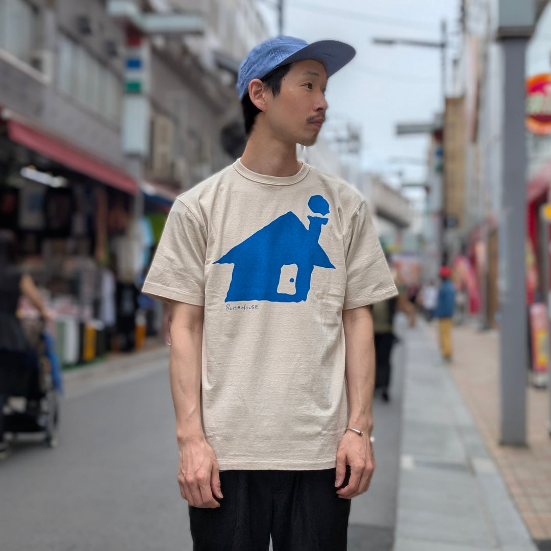 【SUN HOUSE EXCLUSIVE 】BURGUS PLUS - S/S Print T-shirt - SUN HOUSE - BP25607SH