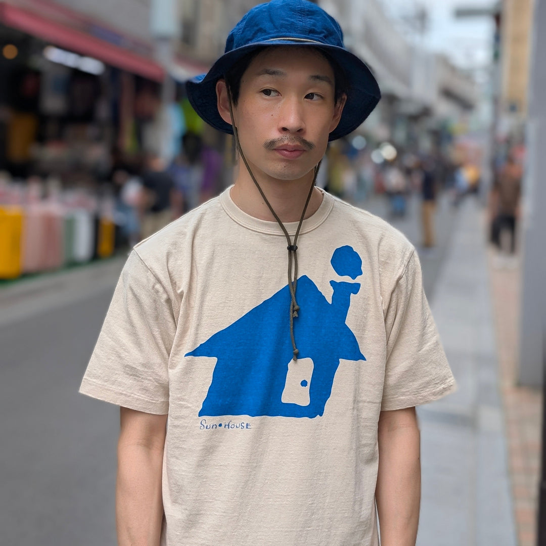 【SUN HOUSE EXCLUSIVE 】BURGUS PLUS - S/S Print T-shirt - SUN HOUSE - BP25607SH