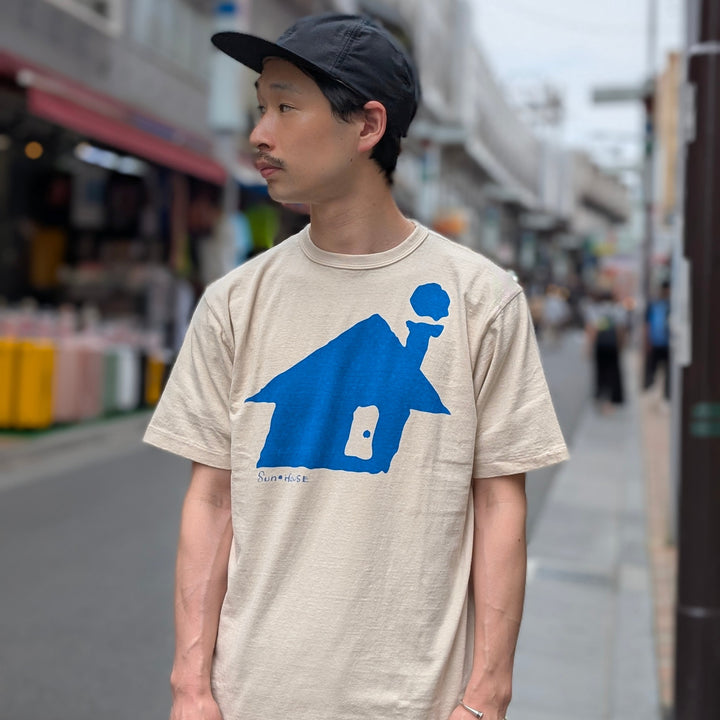 【SUN HOUSE EXCLUSIVE 】BURGUS PLUS - S/S Print T-shirt - SUN HOUSE - BP25607SH