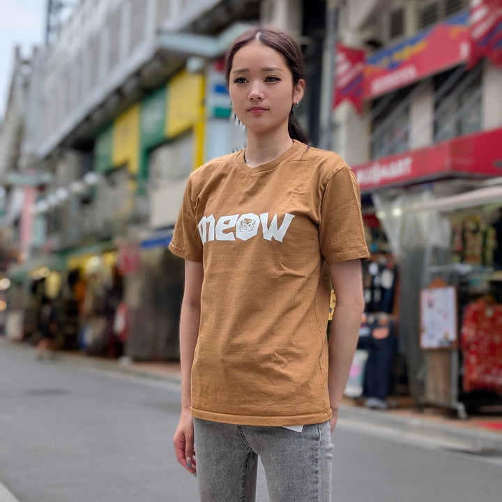 Mixta - CREW NECK PRINT T-shirt - MEOW - MXT1010011